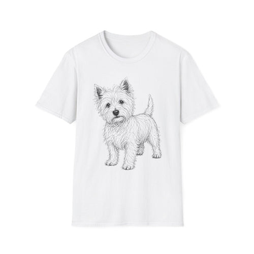 Scribble Westie Tee