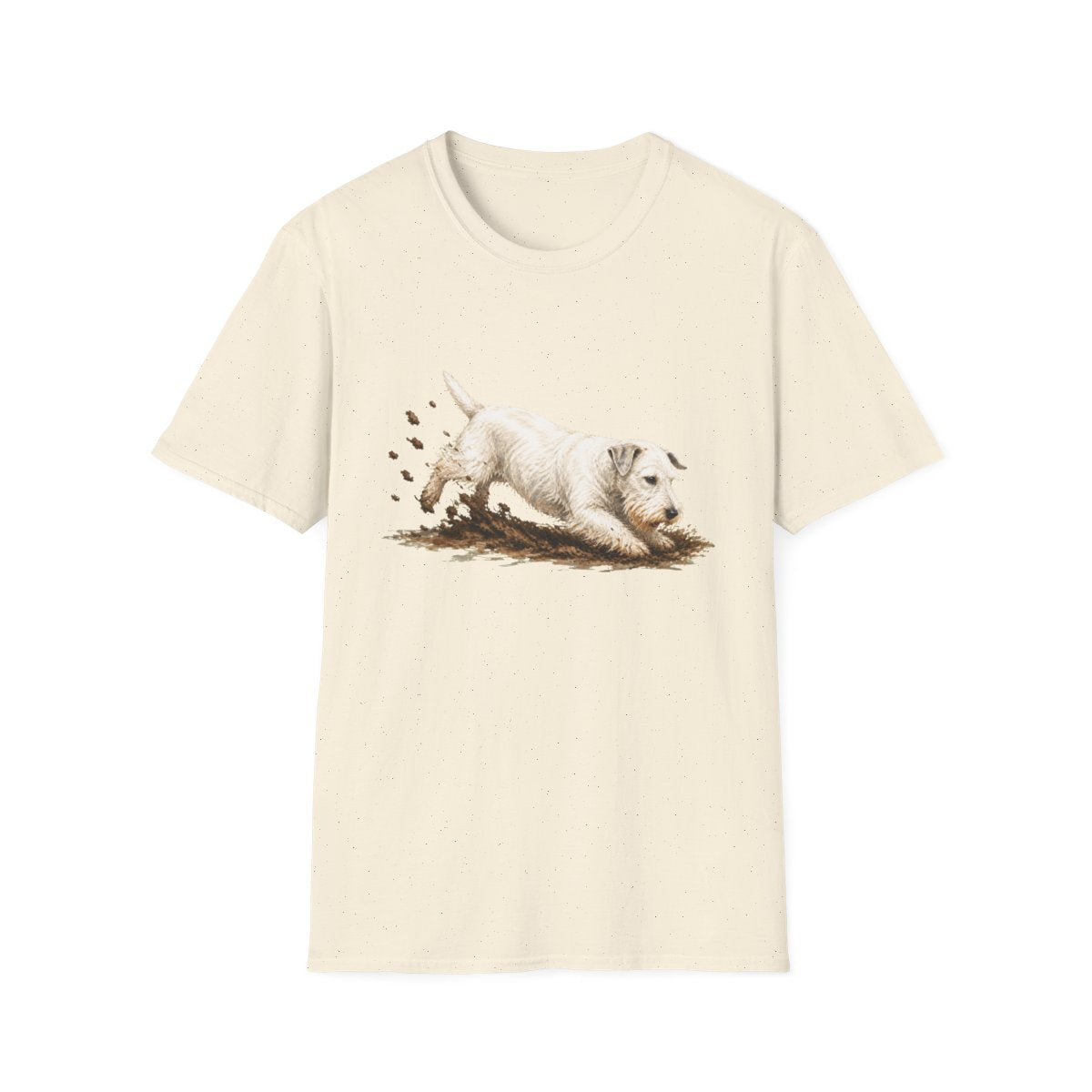 Sealyham Terrier Excavating Mode On Tee