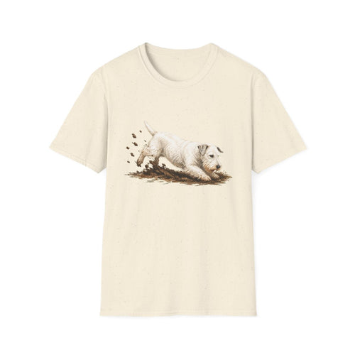 Sealyham Terrier Excavating Mode On Tee