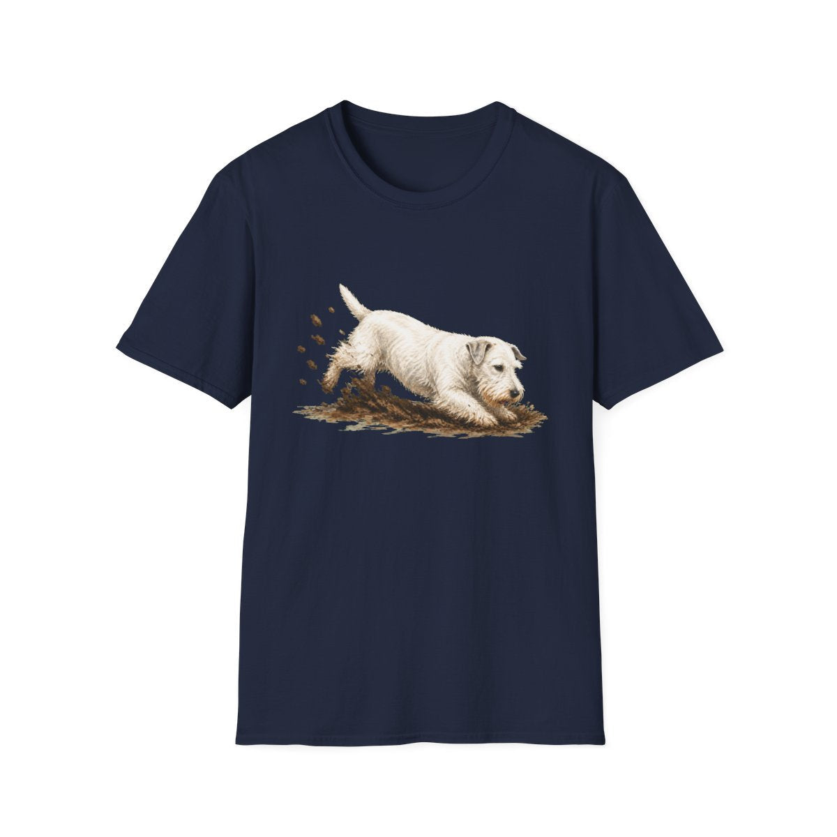 Sealyham Terrier Excavating Mode On Tee