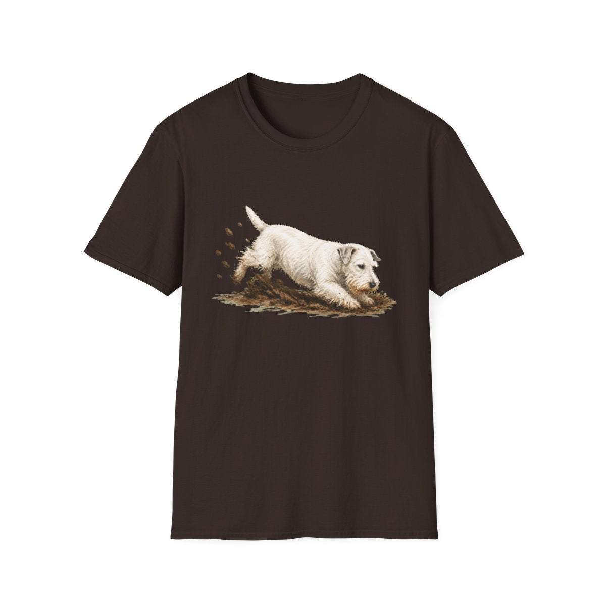 Sealyham Terrier Excavating Mode On Tee