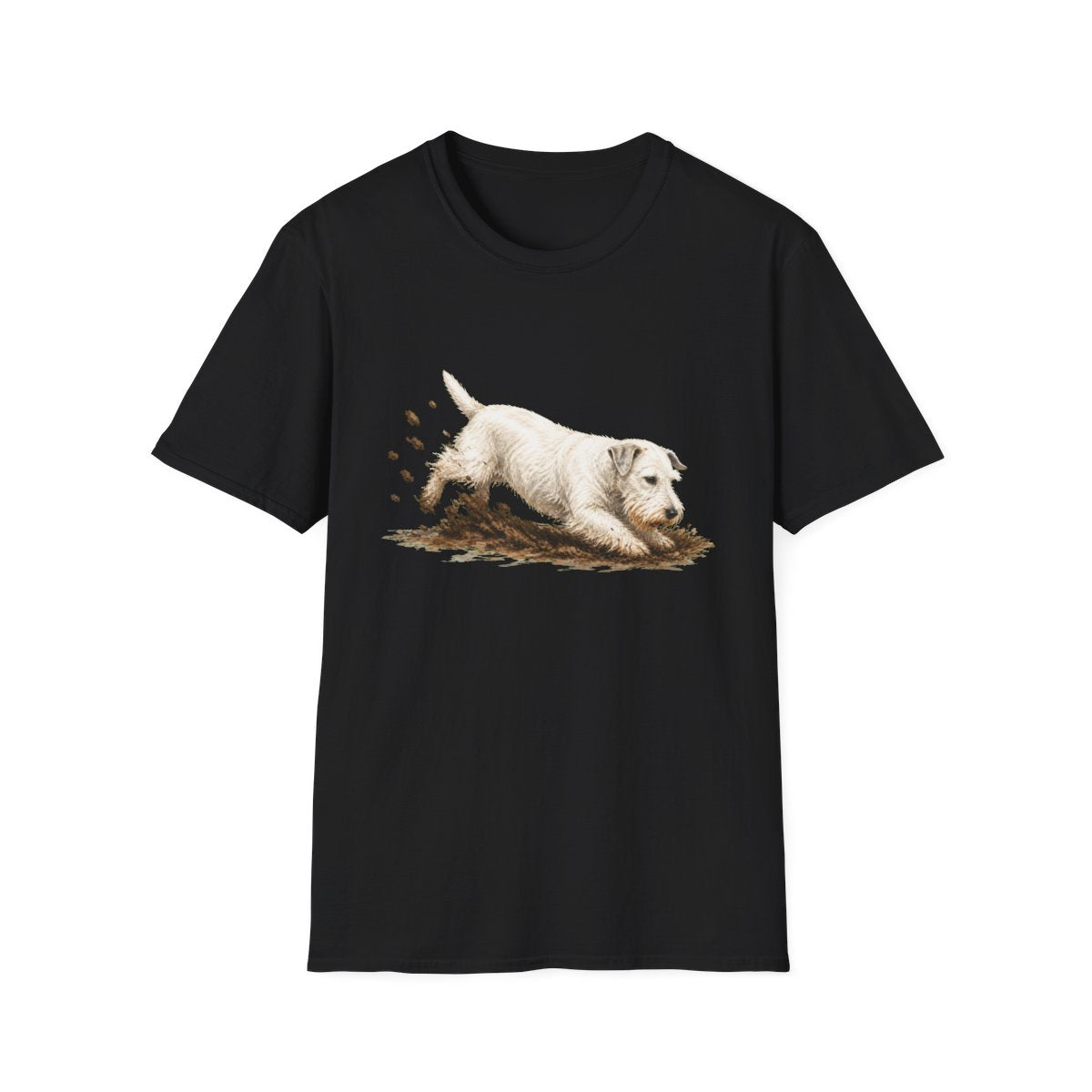 Sealyham Terrier Excavating Mode On Tee