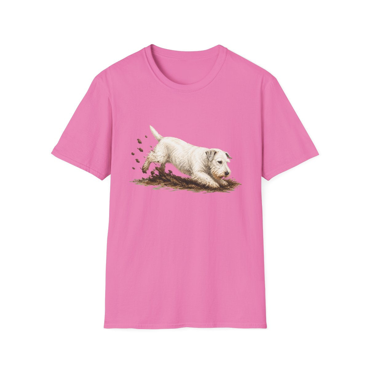 Sealyham Terrier Excavating Mode On Tee