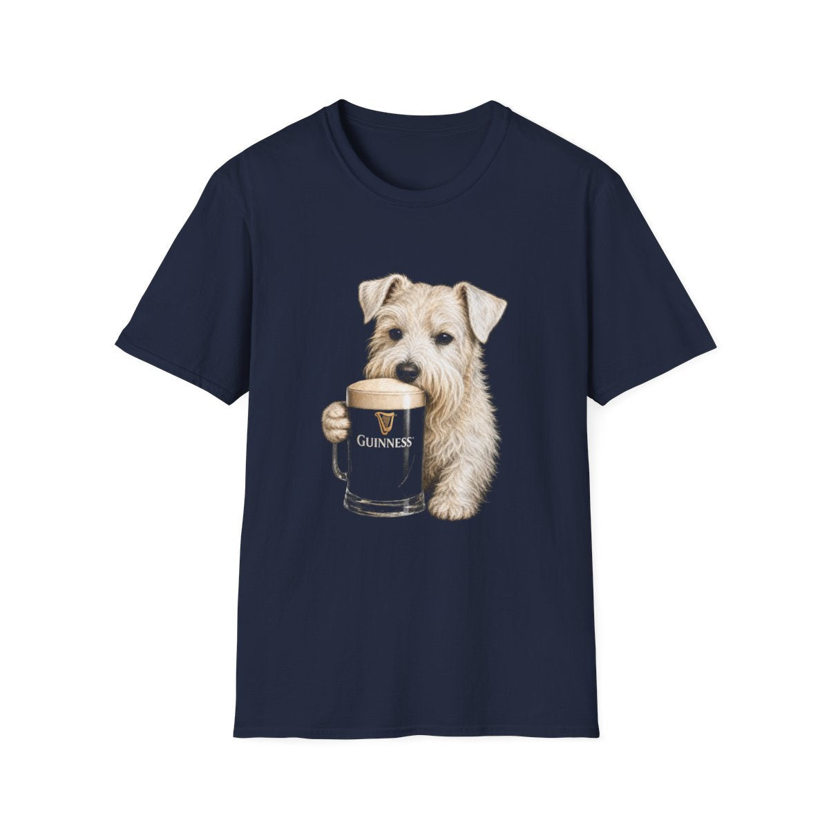 Sealyham Terrier With A Pint Tee