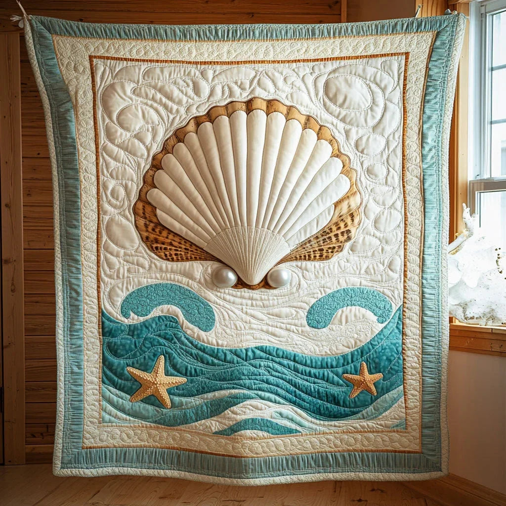 Seashell Glow Quilt Blanket