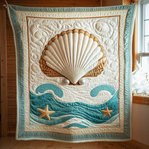 Seashell Glow Quilt Blanket