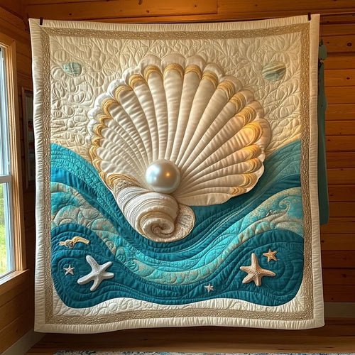 Seashell Jewel Quilt Blanket
