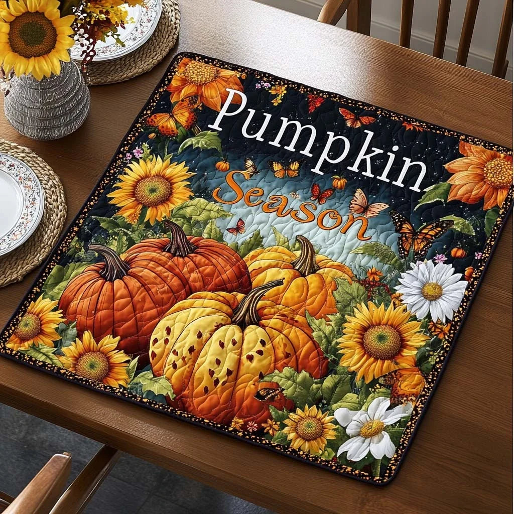 Season Harvest Quilted Table Topper