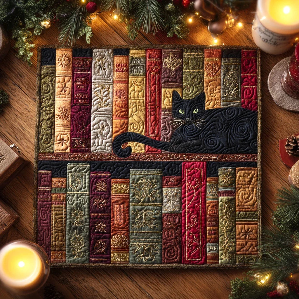 Shadow Reader Quilted Table Topper