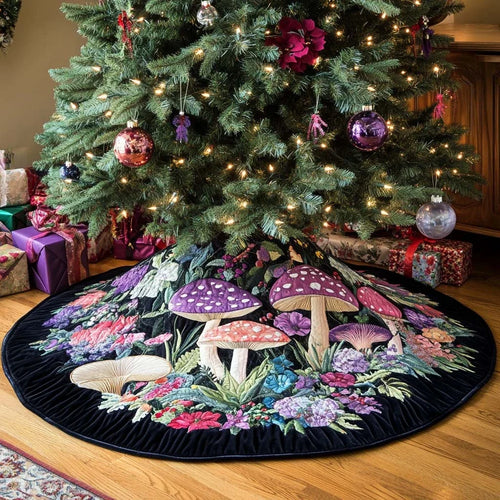 Shady Patch Delight Christmas Quilted Tree Skirt