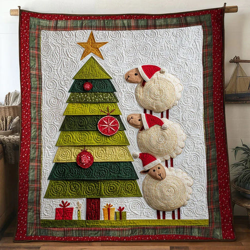 Sheep Winter Magic Quilt Blanket