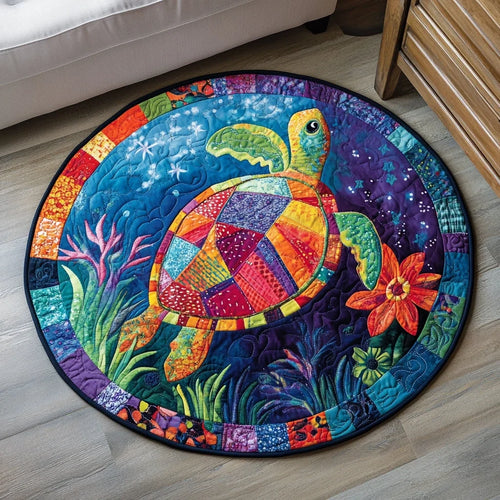 Shell of the Sea Quilted Round Mat