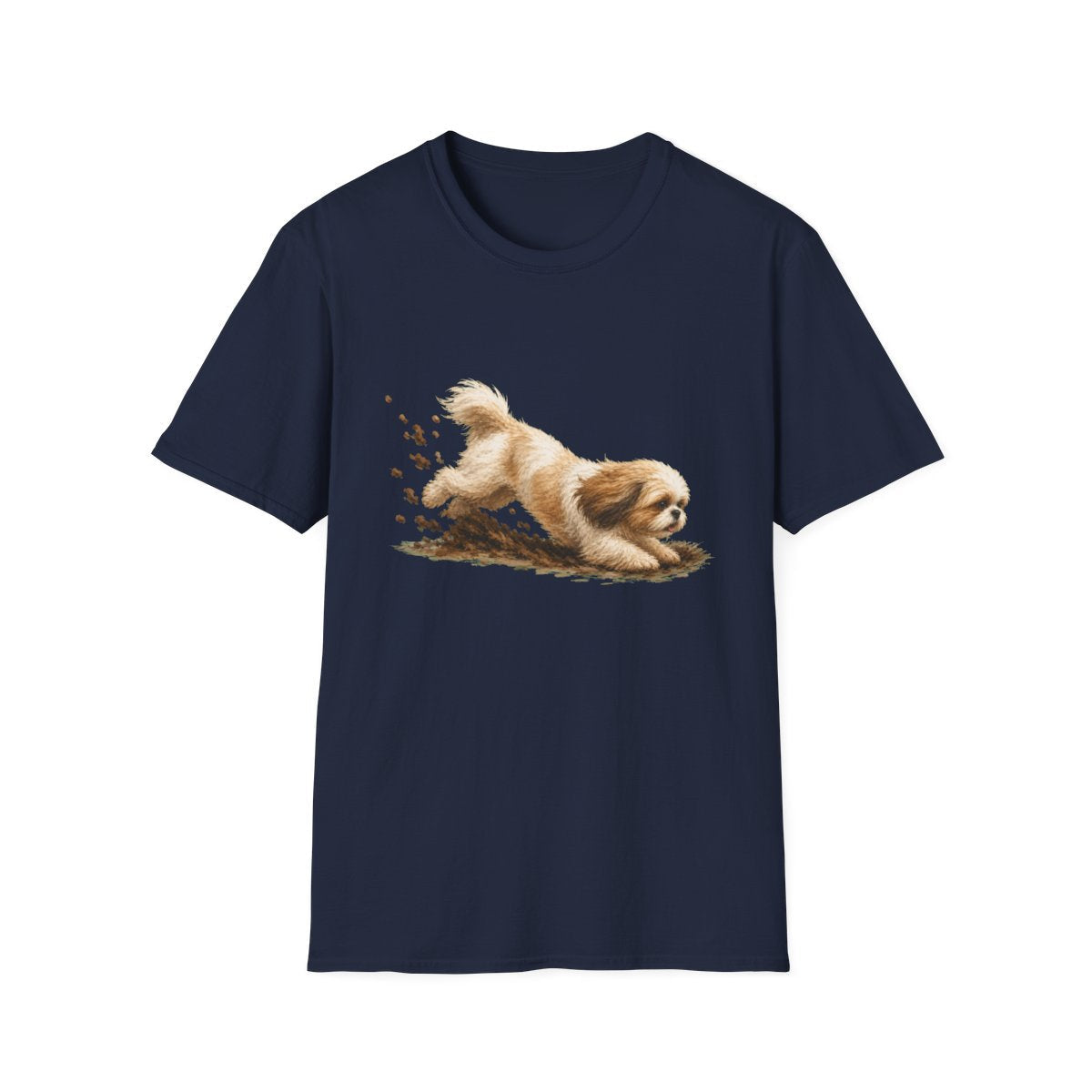 Shih Tzu Excavating Mode On Tee