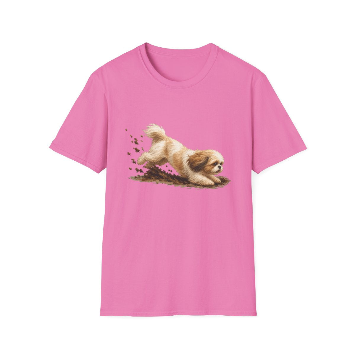 Shih Tzu Excavating Mode On Tee