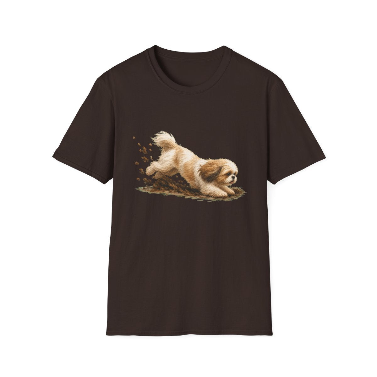 Shih Tzu Excavating Mode On Tee