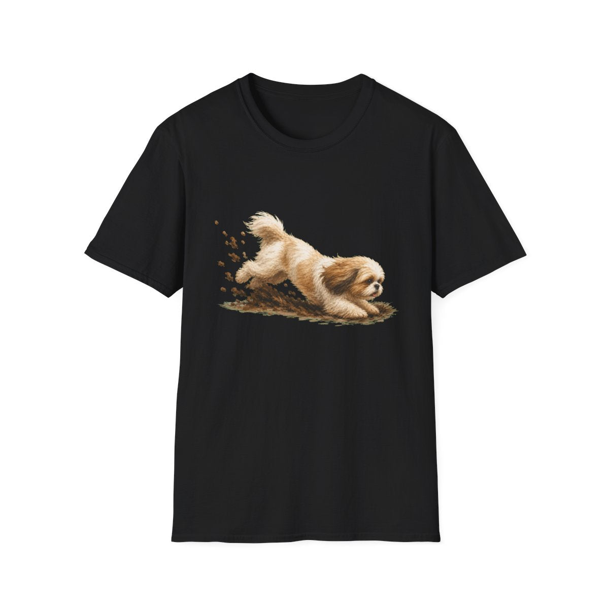 Shih Tzu Excavating Mode On Tee