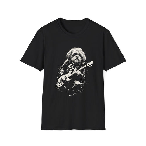 Shih Tzu Rocking Guitar Tee