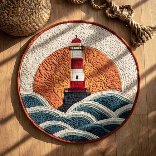 Shoreline Keeper Quilted Round Mat