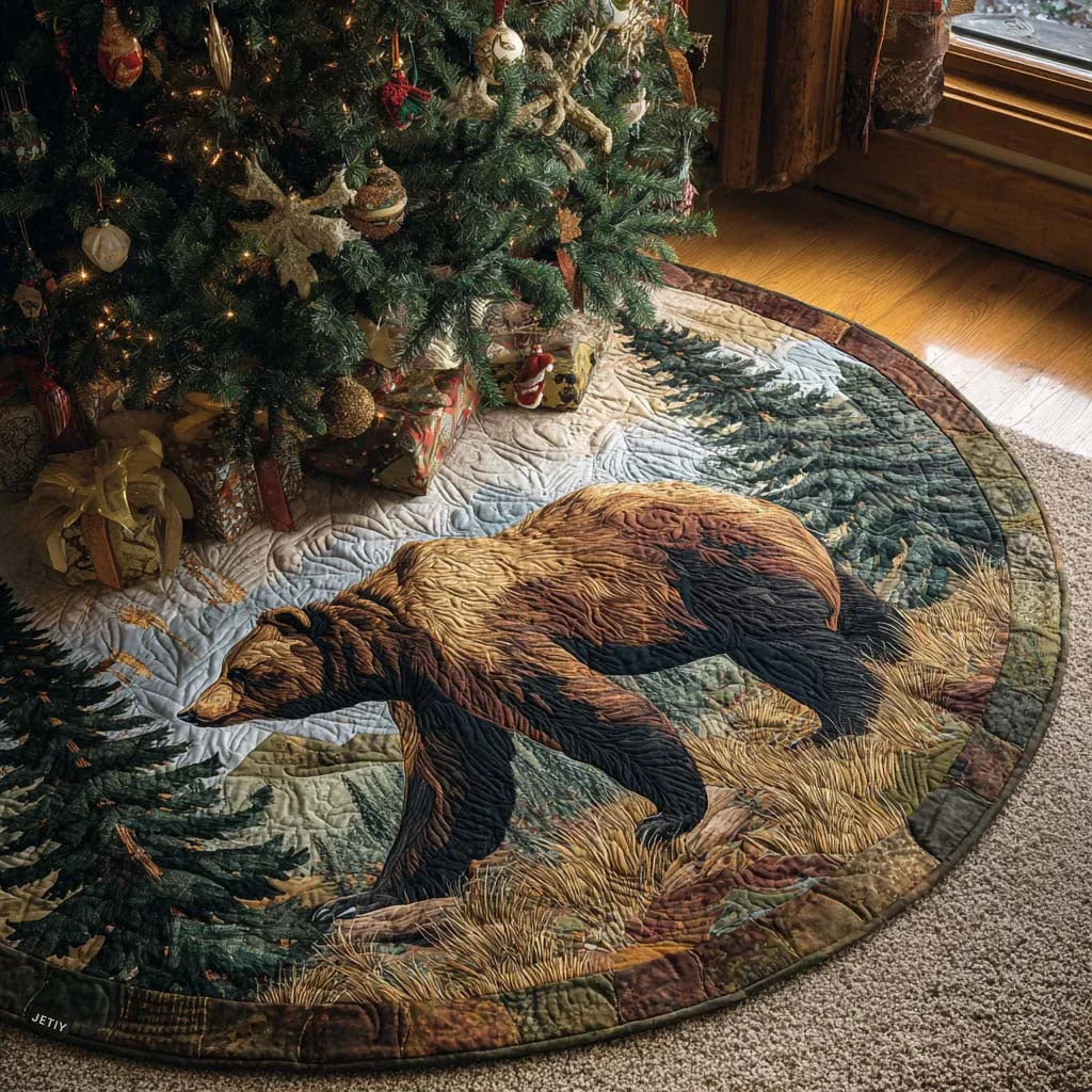 Sierra Spirit Christmas Quilted Tree Skirt