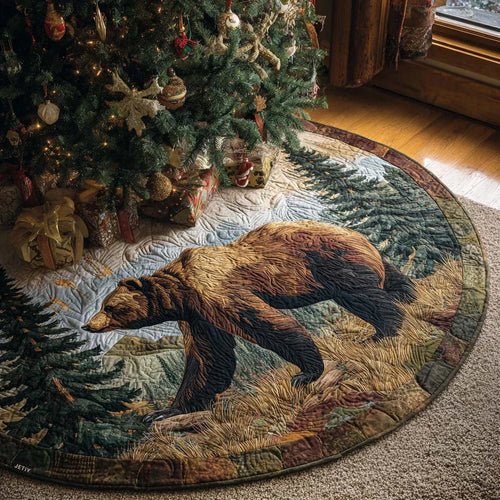 Sierra Spirit Christmas Quilted Tree Skirt