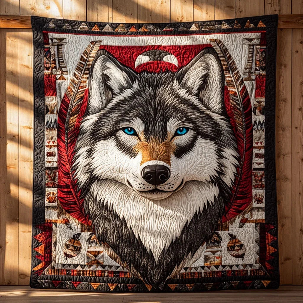 Silent Alpha Quilt Blanket