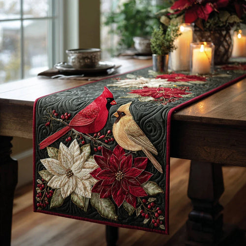 Silent Branches Quilted Table Runner