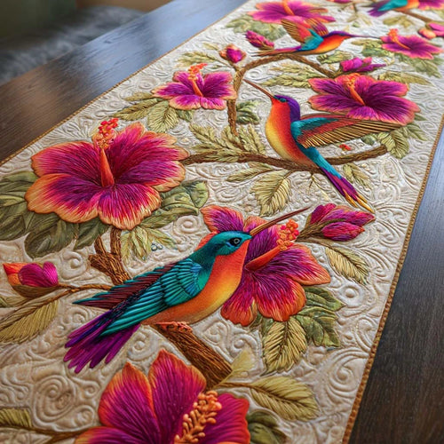 Silent Flash Quilted Table Runner