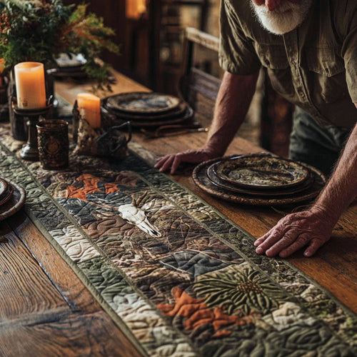 Silent Forest Quilted Table Runner
