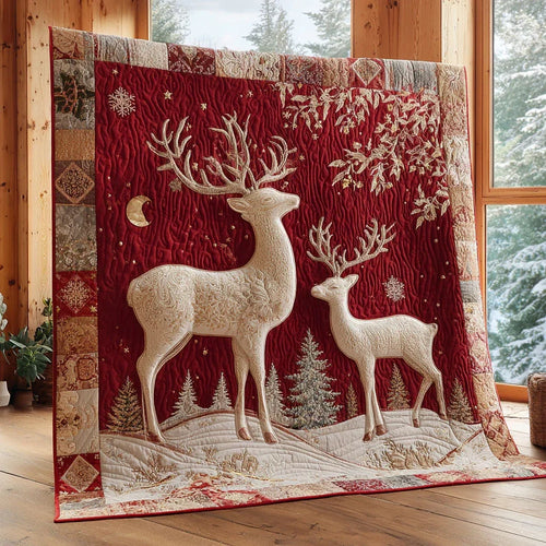 Silent Snow Quilt Blanket