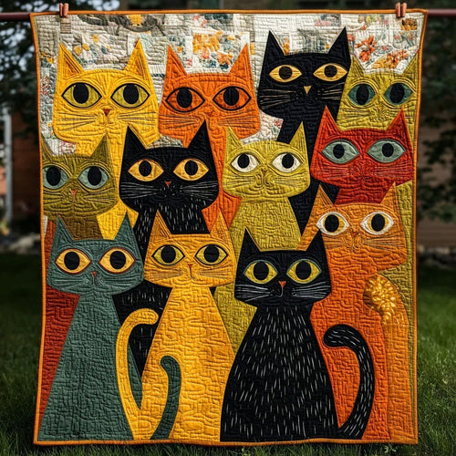 Silly Paws Quilt Blanket - Quilted Blanket by Wild and Way