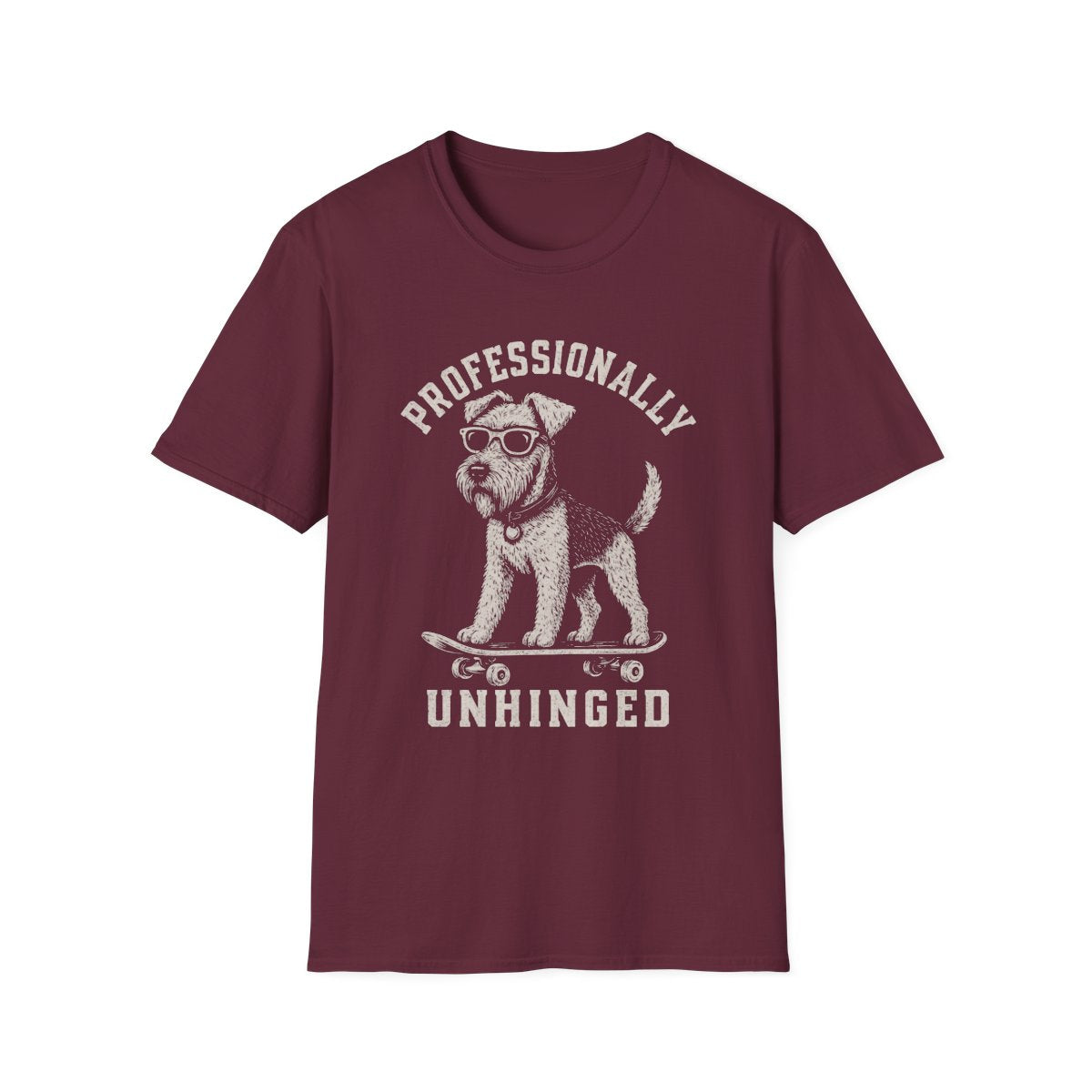 Skateboard Airedale Terrier Tee
