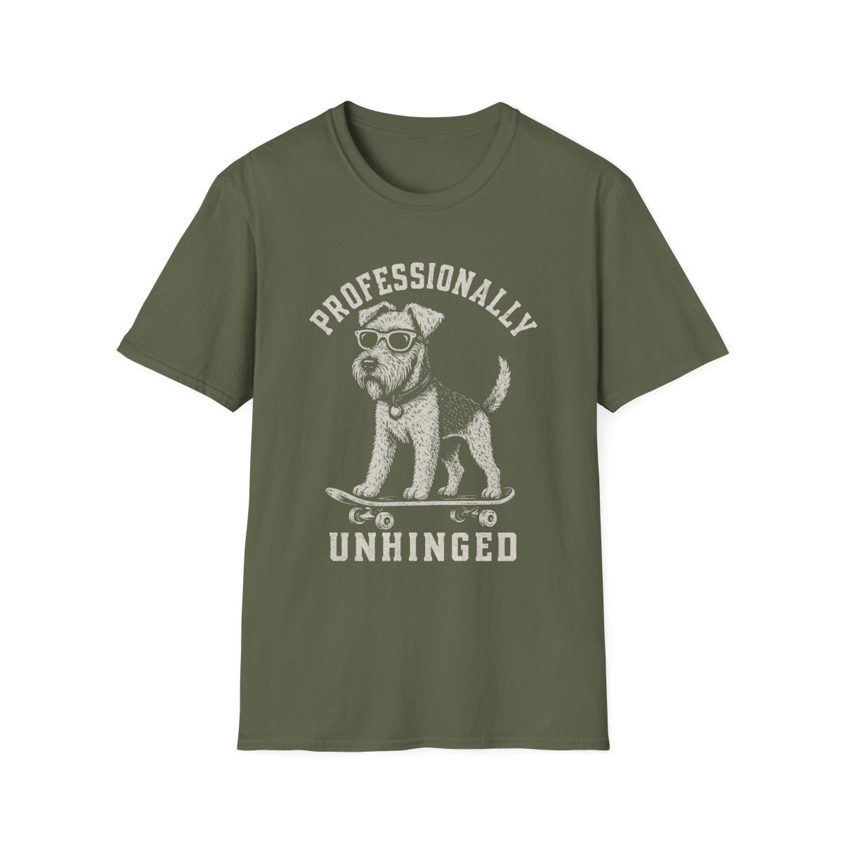 Skateboard Airedale Terrier Tee
