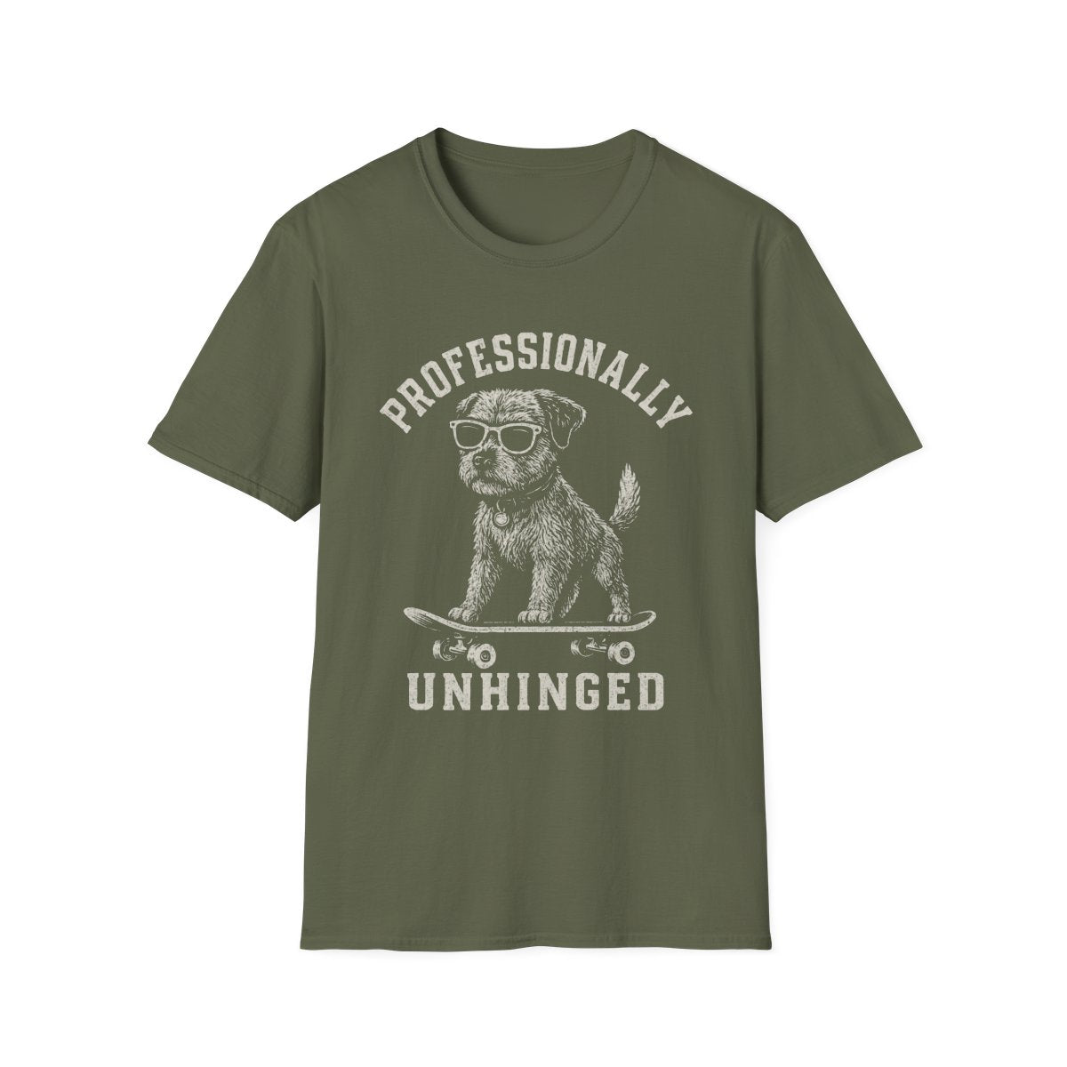 Skateboard Border Terrier Tee
