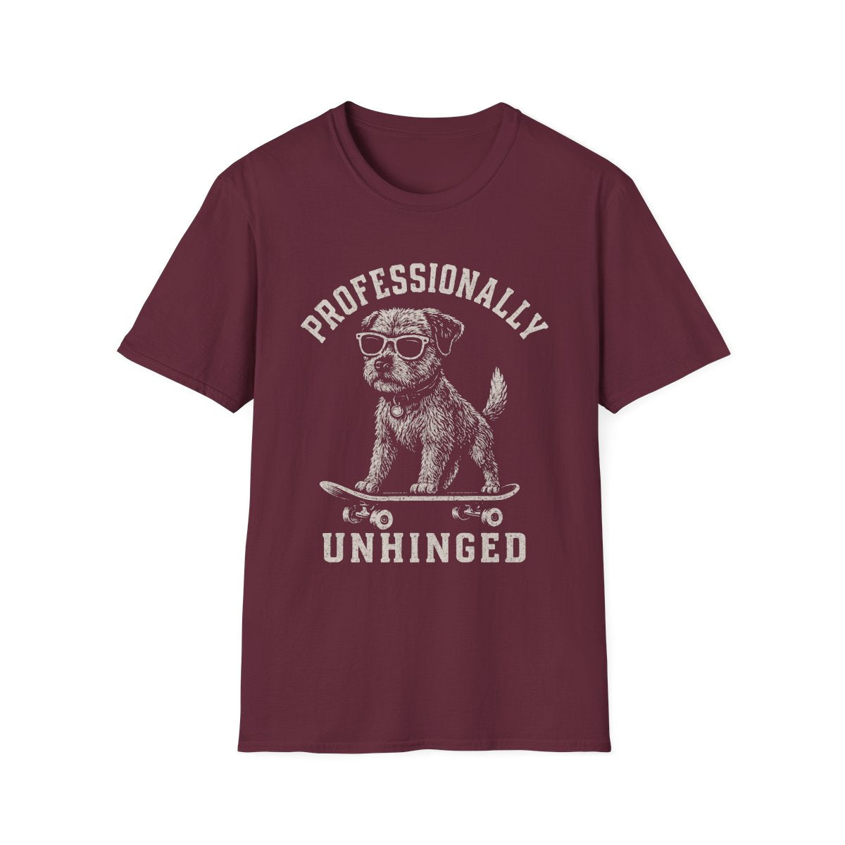 Skateboard Border Terrier Tee