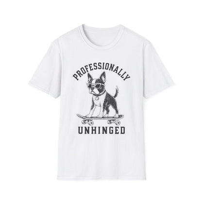 Skateboard Boston Terrier Tee
