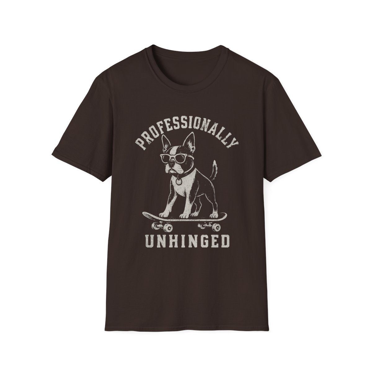 Skateboard Boston Terrier Tee