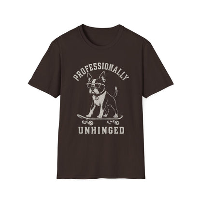 Skateboard Boston Terrier Tee