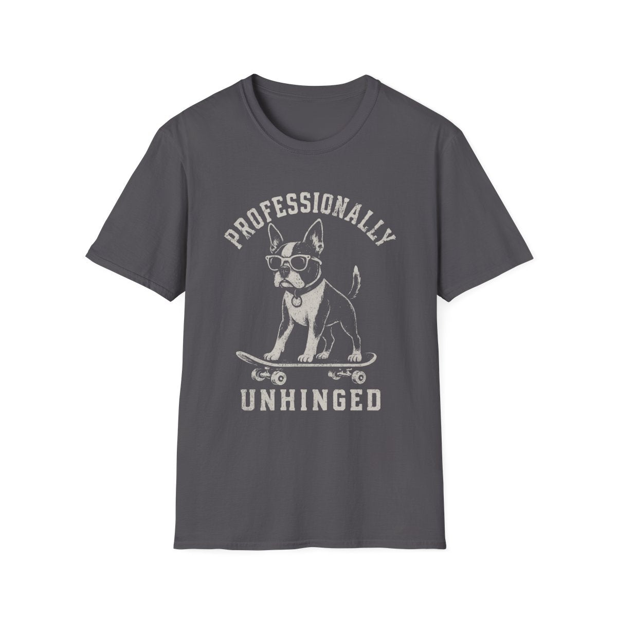 Skateboard Boston Terrier Tee