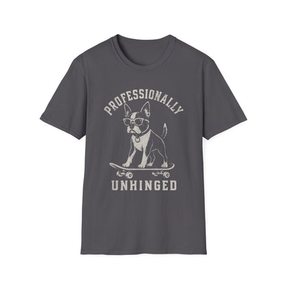 Skateboard Boston Terrier Tee