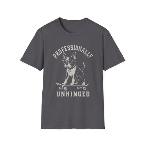 Skateboard Boston Terrier Tee