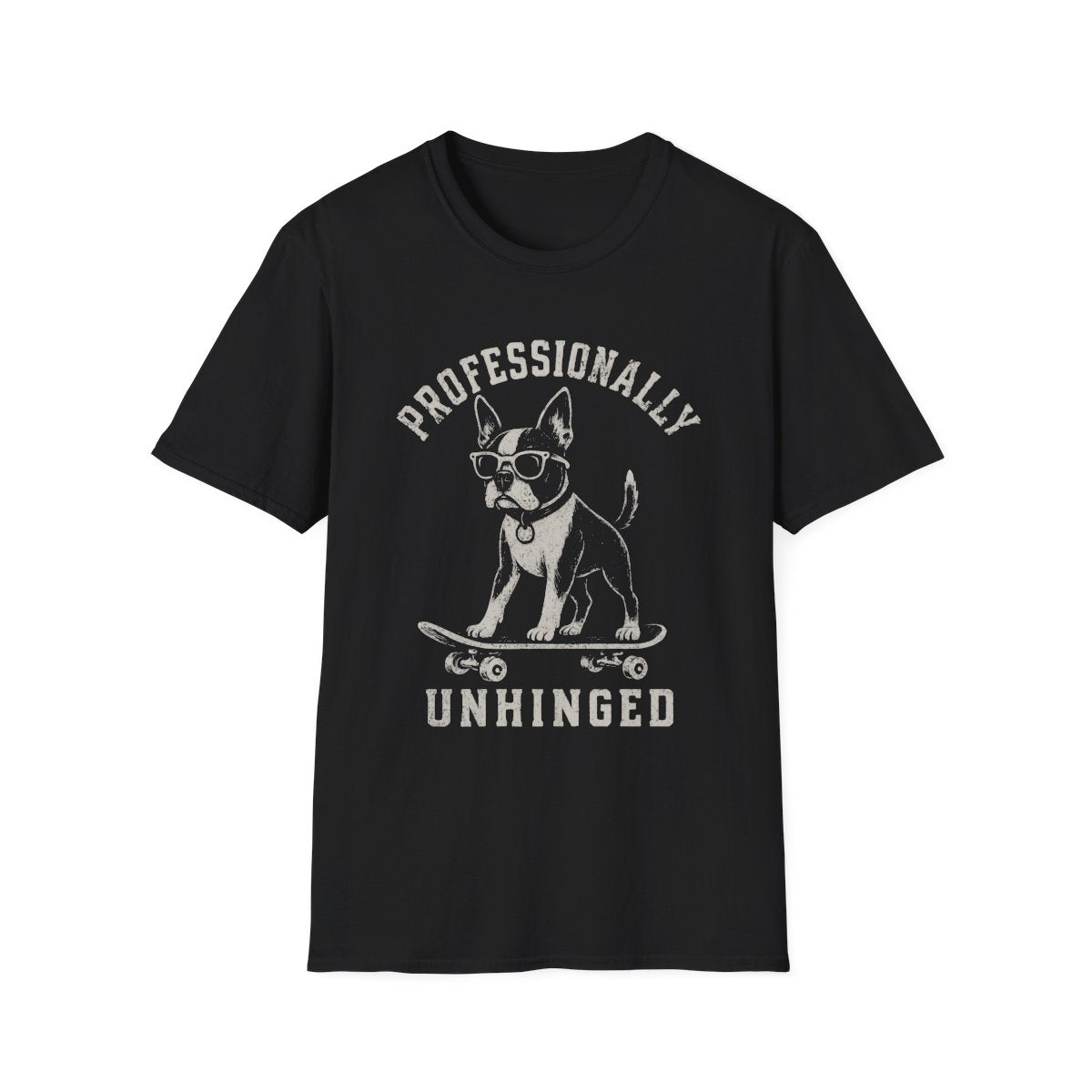 Skateboard Boston Terrier Tee