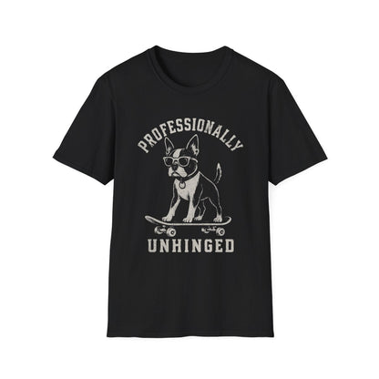 Skateboard Boston Terrier Tee