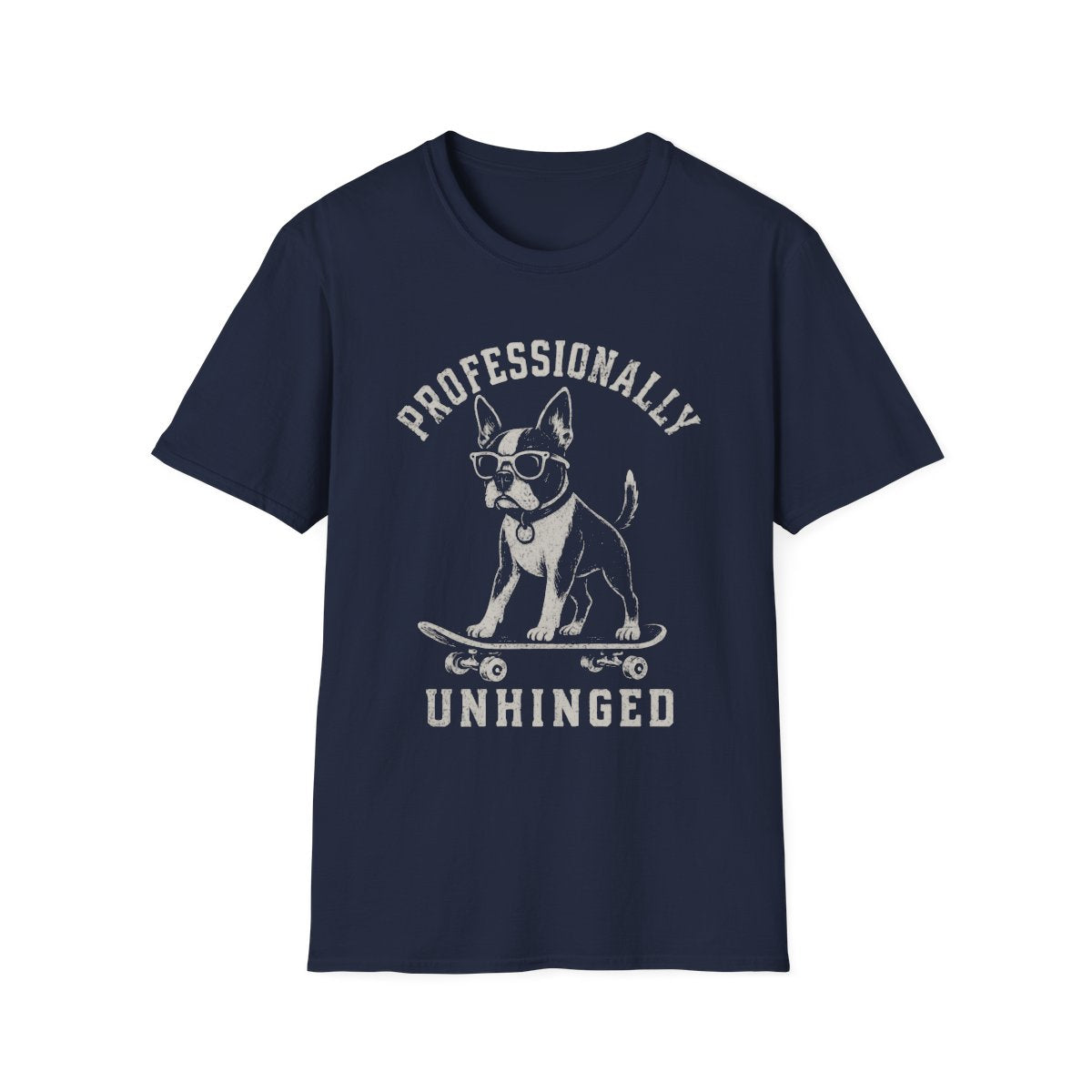 Skateboard Boston Terrier Tee