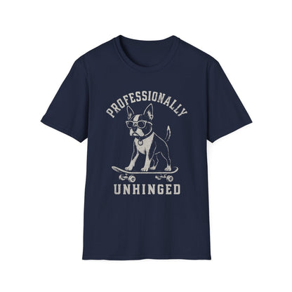 Skateboard Boston Terrier Tee