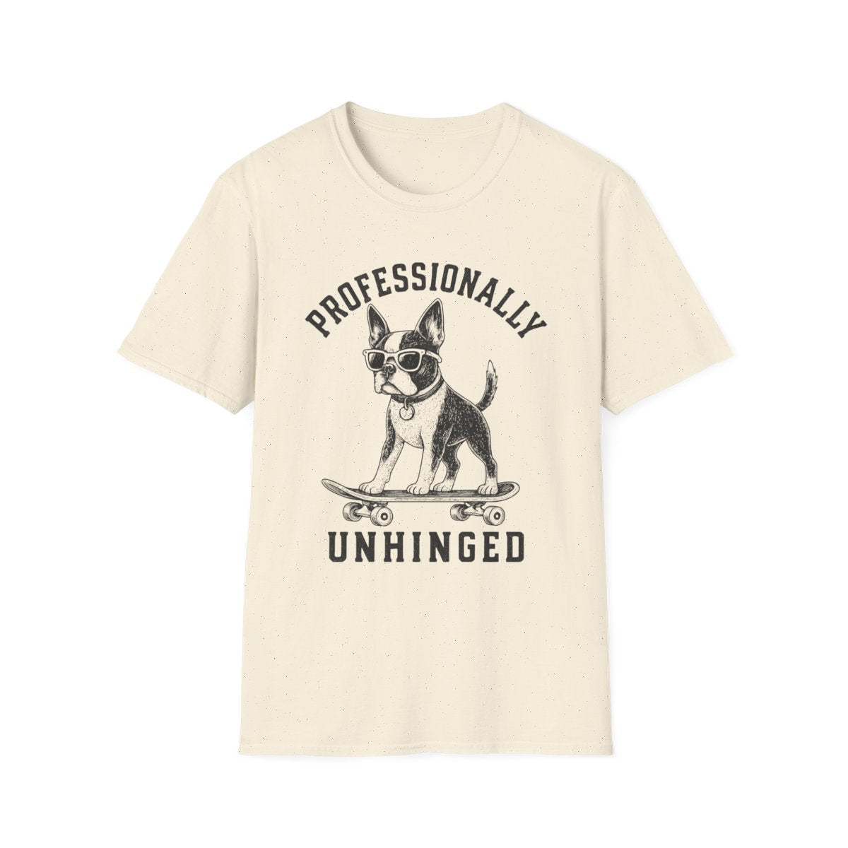 Skateboard Boston Terrier Tee