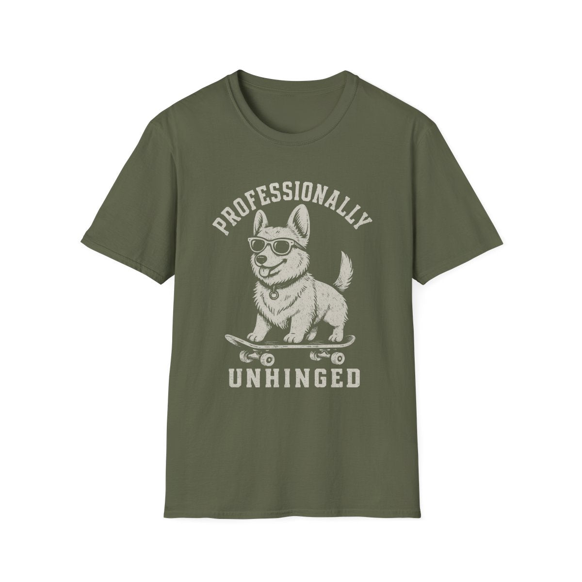 Skateboard Corgi Tee