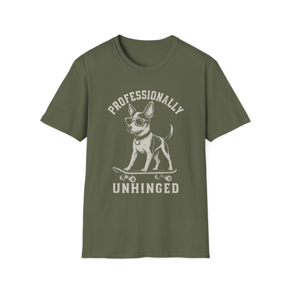 Skateboard Rat Terrier Tee
