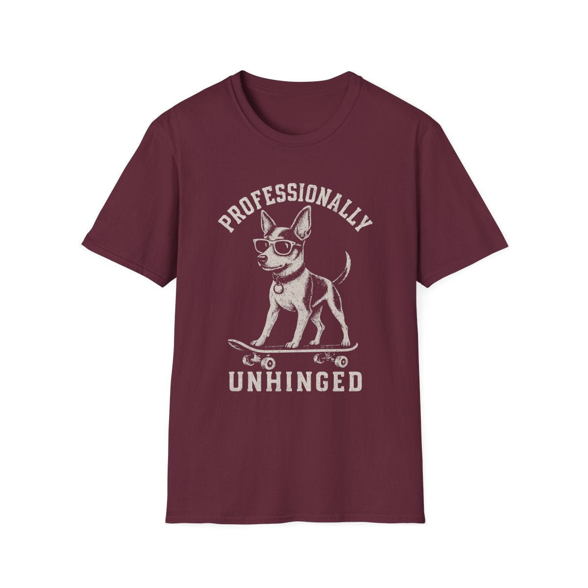 Skateboard Rat Terrier Tee