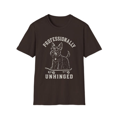 Skateboard Scottish Terrier Tee