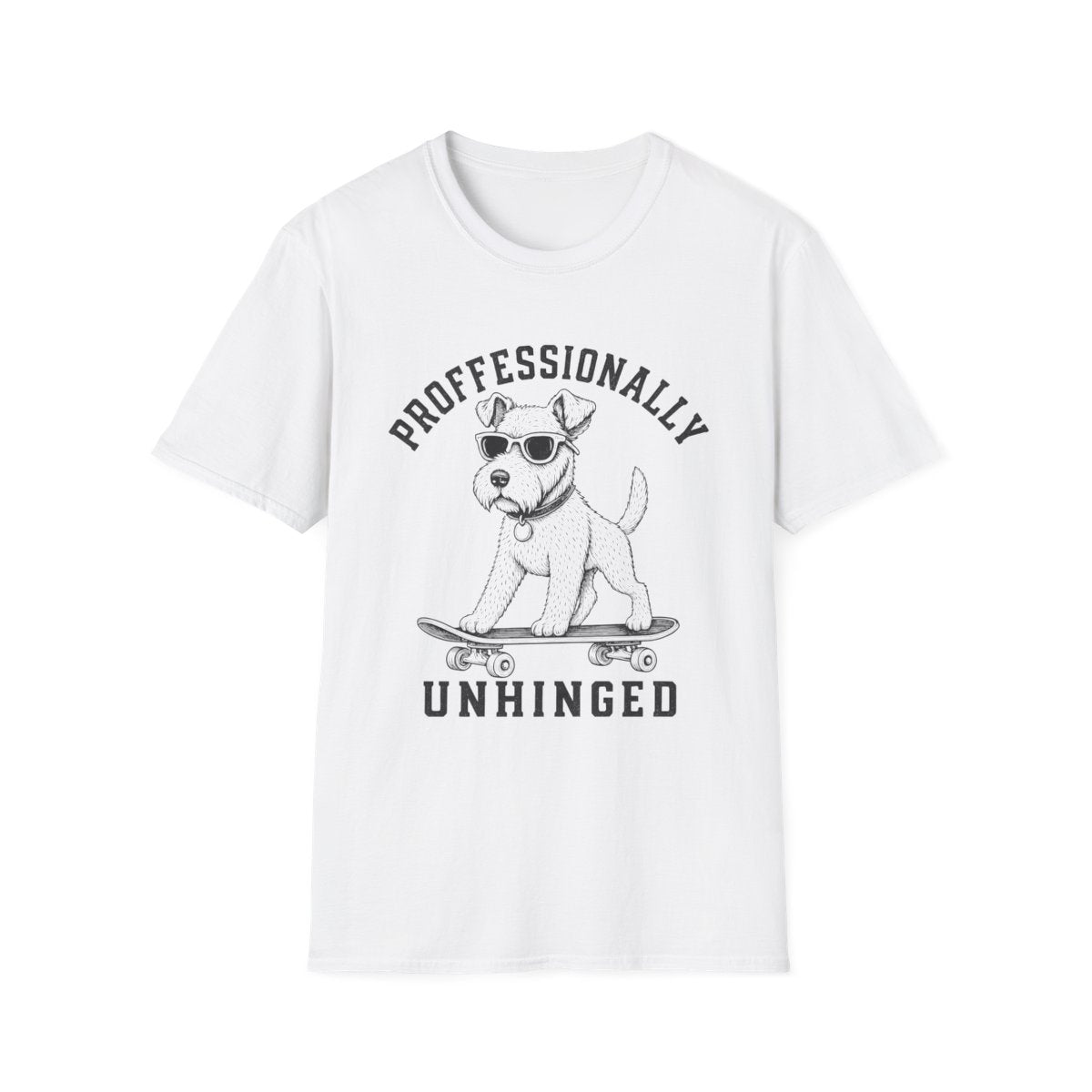 Skateboard Wire Fox Terrier Tee